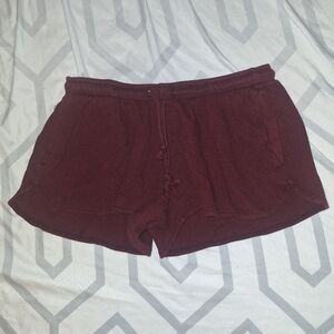 Pacsun Burgundy Knit Shorts